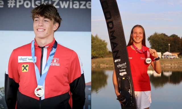 Max Steinbrenner (links) und Katharina Hafner (rechts) | Foto: Robert Seebacher | Kärnten Sport