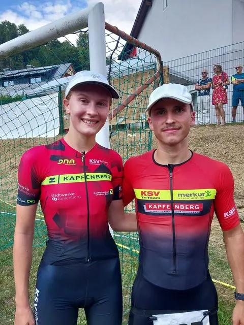 Michael Neuhold und Hannah Hölbling vom KSV-TriTeam Kapfenberg holten sich die Tagessiege. | Foto: STT Röthelstein