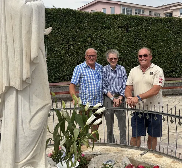 Alois Leidorfer, Herbert Fuchs und Herbert Fuik (v. l.)  | Foto: Fuik 