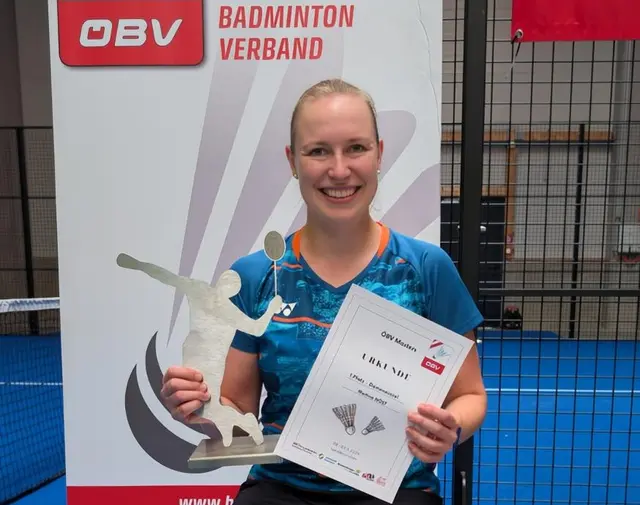 Strahlende Siegerin: Martina Nöst von der Europajugend Gleisdorf. | Foto: Europajugend Gleisdorf 
