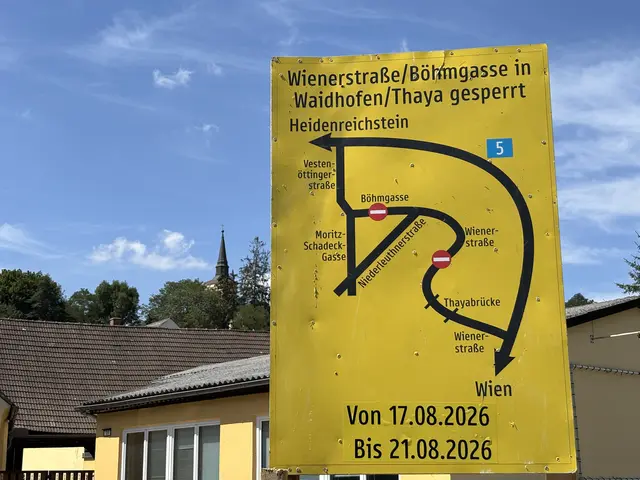Umleitungsplan für die Waidhofner Innenstadt. | Foto: Daniel Schmidt