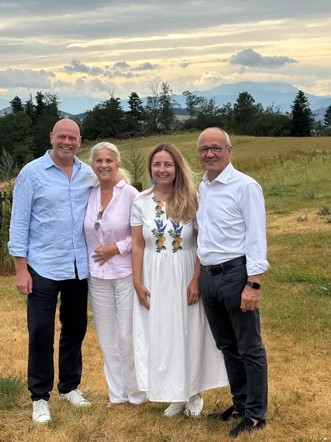 Kammersänger Bo Skovhus, Ingrid Skovhus, Dr. Herta Vanas und Bgm. Erich Rasner | Foto: Marktgemeinde Wiesmath