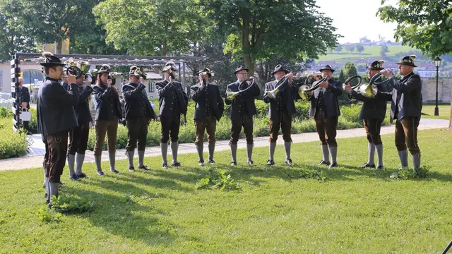 Jagdhornblasen ist gelebte Tradition. | Foto: Jagdhornbläser Spipbachzell