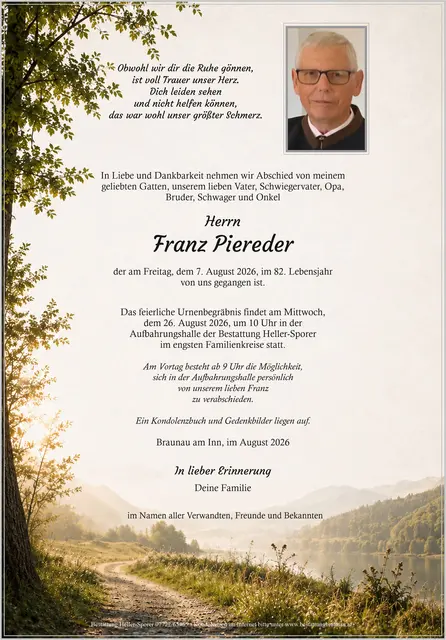 Franz Piereder | Foto: Bestatter