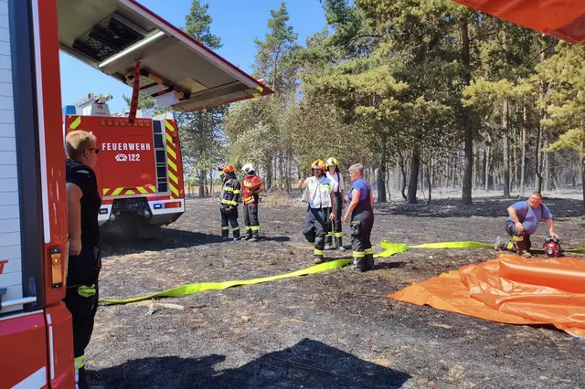 Feuerwehreinsätze wie jener bei einem Waldbrand in Sieggraben forderten von den Feuerwehren rasches und professionelles Handeln. | Foto: FF Sieggraben