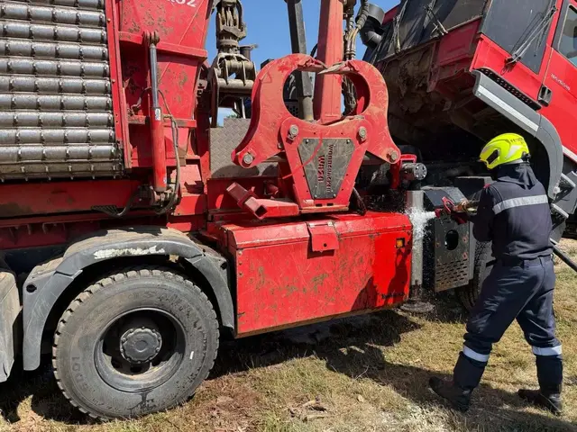 Löscheinsatz der Feuerwehr | Foto: FF Vitis