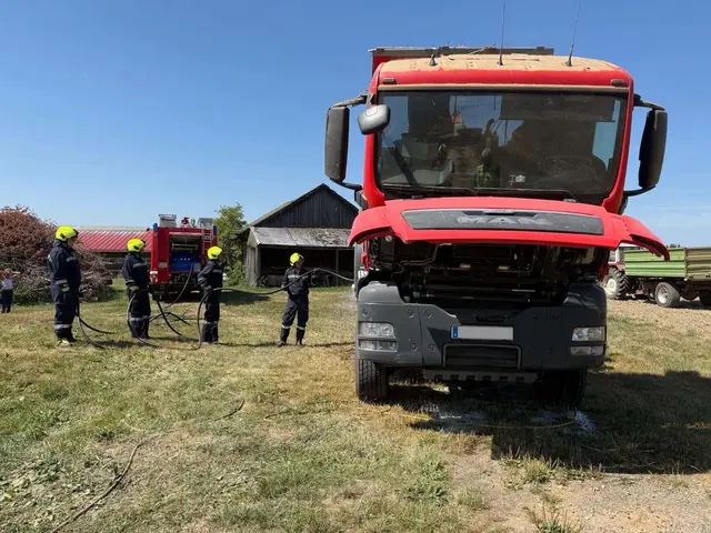Löscheinsatz der Feuerwehr | Foto: FF Vitis