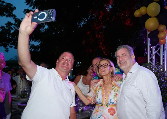 Landeshauptfrau Johanna Mikl-Leitner beim 15. Jubiläum von El Gaucho in Baden. | Foto: NLK Pfeiffer