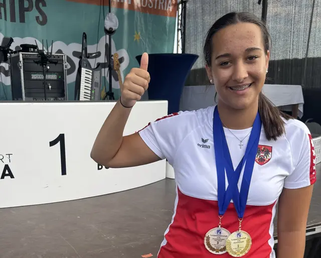Lisa Seper holte eine Gold- und eine Bronzemedaille. | Foto: RSU Leitersdorf