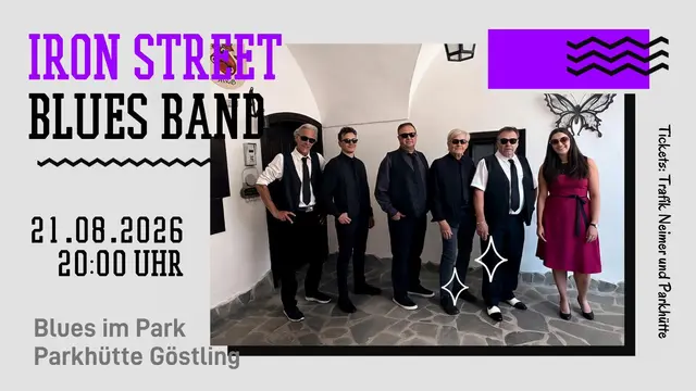 Die Iron Street Bluesband freut sich auf ihr allererstes Live-Konzert in Göstling an der Ybbs. | Foto: Iron Street Bluesband