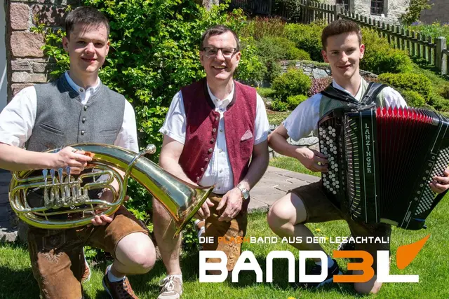 Die Band 3L spielt im Lesachtal beim Sommerfest. | Foto: Band 3L
