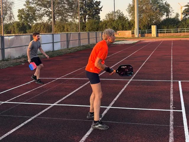 Pickleball steht für schnelle Ballwechsel und viel Bewegung. | Foto: ATSV Braunau