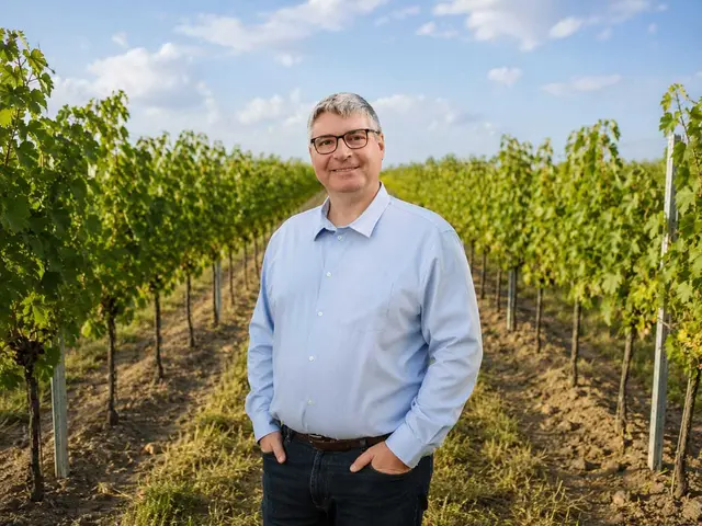 Niederösterreichs Weinbaupräsident Reinhard Zöchmann, der selbst in Roseldorf im Bezirk Hollabrunn Wein anbaut, rechnet derzeit mit rund 20 Prozent weniger Ertrag als im Vorjahr. | Foto: Weingut Zöchmann