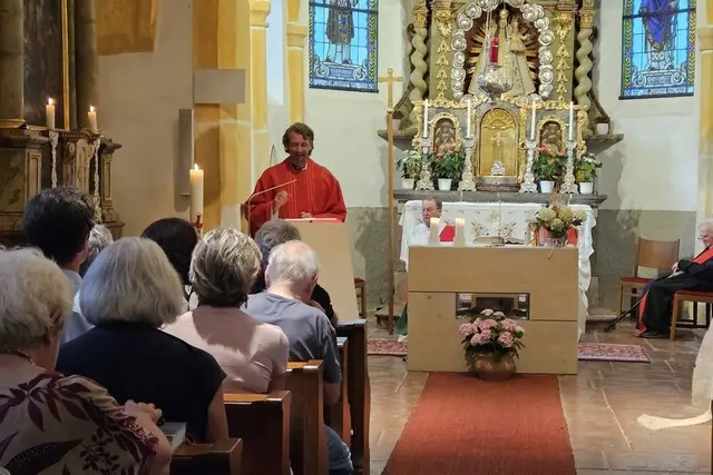 Den Abschluss fand das jährliche Jägerstätter-Gedenken am 9. August 2026 mit einem abendlichen Gottesdienst in der Pfarrkirche St. Radegund. | Foto: Diözese Linz