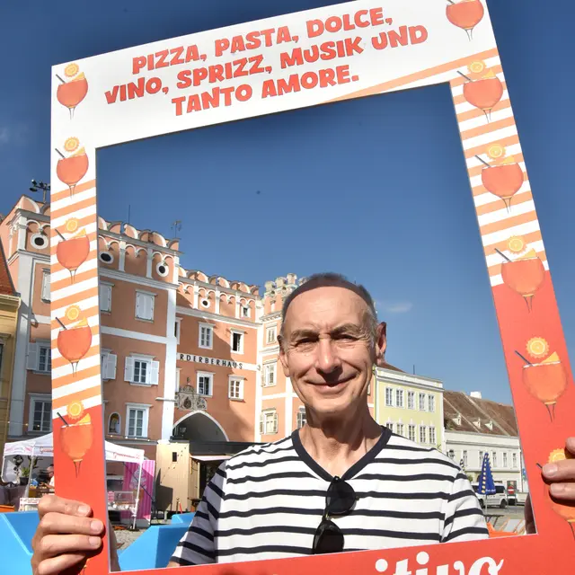 Organisator Michael Vesely vom Slow Food Village Retz setzte auf Qualität, Regionalität und Nachhaltigkeit. | Foto: Herbert Schleich