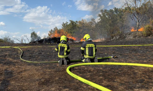 Durch das koordinierte Vorgehen der Einsatzkräfte konnte der Waldbrand rasch eingedämmt und eine weitere Ausbreitung verhindert werden. | Foto: FF Gars am Kamp