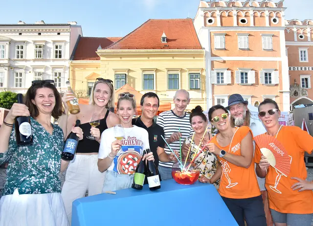 Erstmals gab es Arancini, das beliebte italienische Streetfood, in einer eigenen Retzer Variante. | Foto: Herbert Schleich