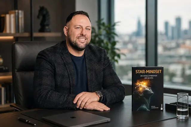 Michael Jagersbacher geht in seinem Buch „Star-Mindset" dem Phänomen Erfolg auf den Grund. | Foto: Laura Mazurek