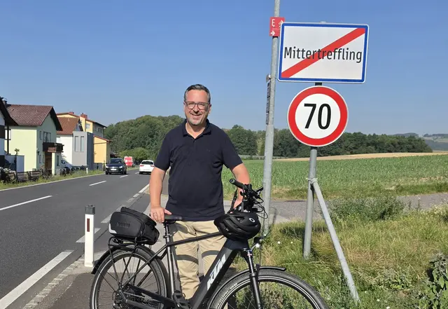Bürgermeister Christoph Meisinger begrüßt Radweg-Pläne. | Foto: Gemeinde Engerwitzdorf