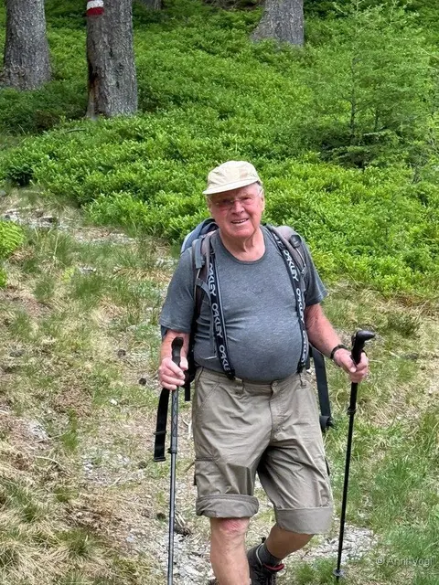 Alpenverein-Tourenführer Fritz Hammerschmied. | Foto: Friedrich Hammerschmied 