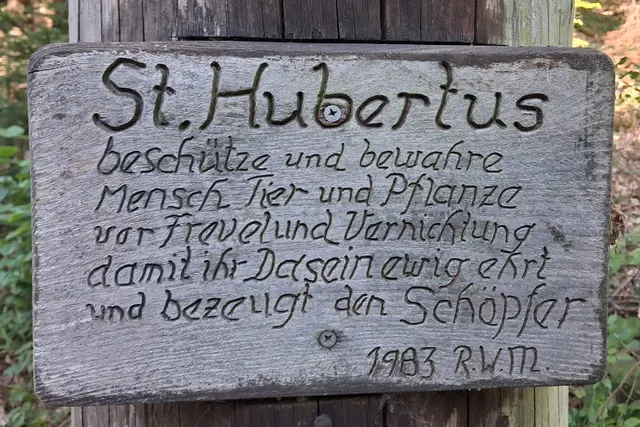 ...zu Ehren des St. Hubertus. 