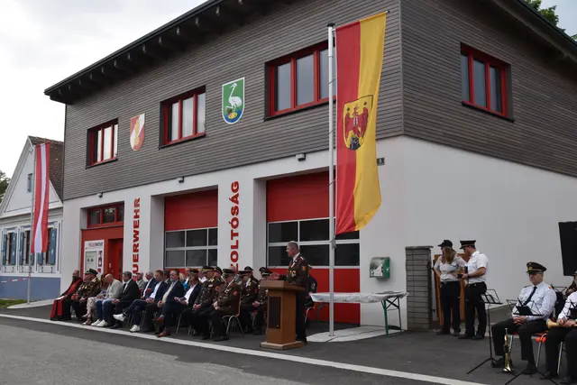 Das umgebaute und erweiterte Feuerwehrhaus in Siget wurde im Vorjahr offiziell eingeweiht. | Foto: MeinBezirk/Michael Strini