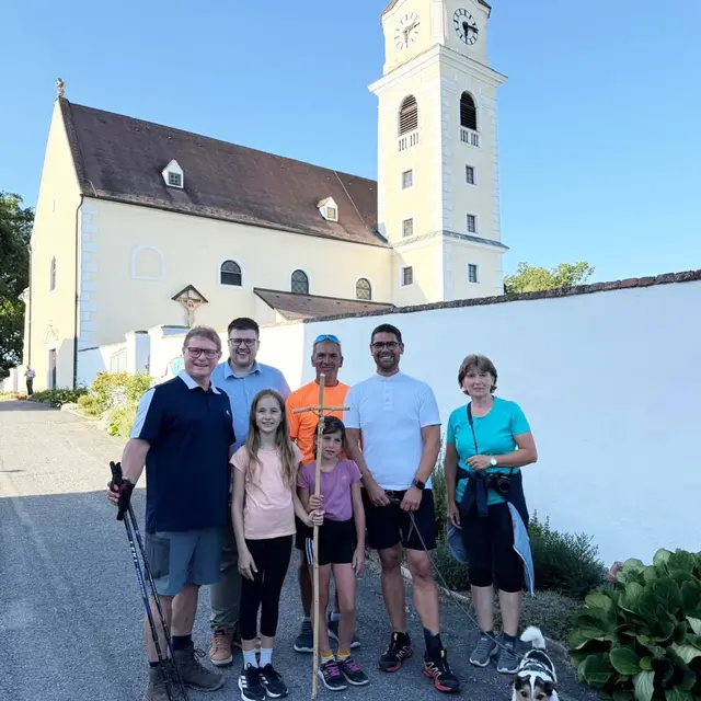 Für Pfarrer und Benediktinerpater Clemens Hainzl war die Pilgerwanderung ein Highlight. | Foto: Zarl