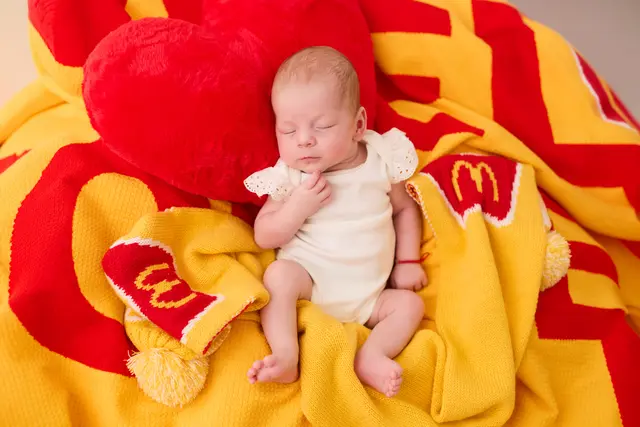Ein wohl einzigartiges Shooting mit Emily.  | Foto: McDonald’s Österreich