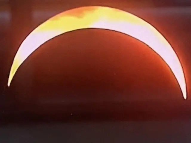 Das Naturschauspiel der Sonnenfinsternis. | Foto: ESA Leon Spanien