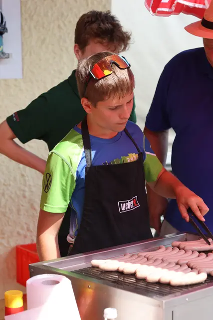 Mitten in den Vorbereitungen für das große Jubiläumsfest vom 28. bis 30 August organisierte der Kameradschaftsbund St. Thomas am Blasenstein seine traditionelle Go-Kart-Ferienaktion.  | Foto: Bernd Ebner-Schypani
