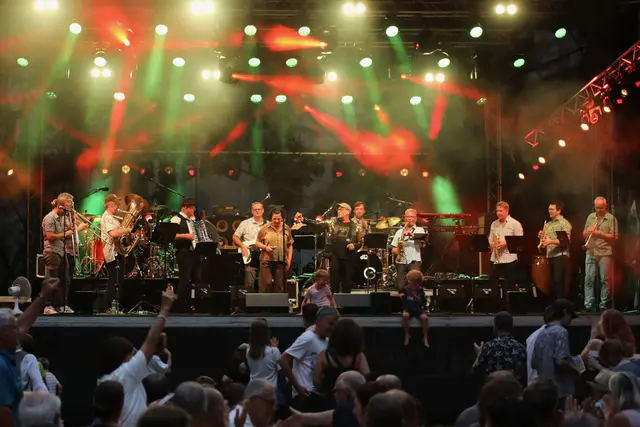 Ein voller Erfolg: Das Weltmusik-Festival "Hiesige &amp; Dosige" ging zum 25. Mal im Wieselburger Schlosspark über die Bühne. | Foto: fotostud.io by Johnny Gruen/halle2