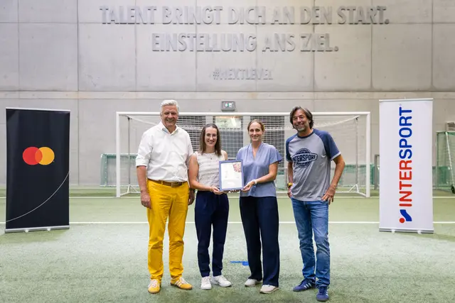Von links: Christian Schicker, Johanna Bany, Elisabeth Kepplinger, Franz Koll. | Foto: Intersport