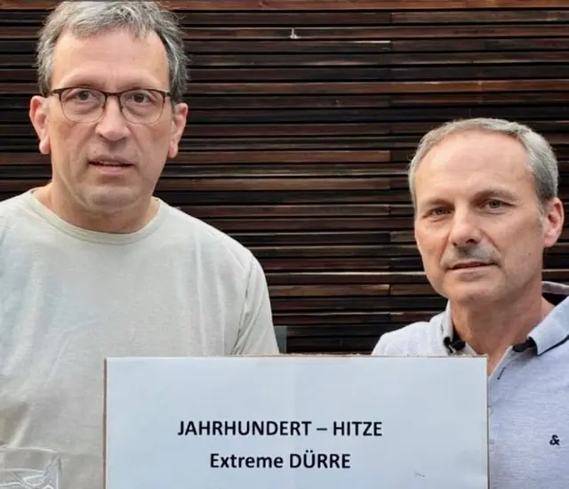 Thomas Huber und Günter Dambock (ÖVP) regen einen Wasser-Gipfel an. | Foto: ÖVP Ternitz
