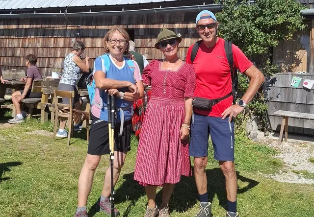 Gigi und ich mit der Halterin Monika (Bildmitte)