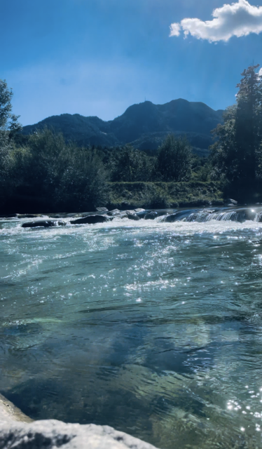 In der Ischl wurden Ende Juli sogar mehr als 30 Grad gemessen. | Foto: MeinBezirk/Philipp Gratzer