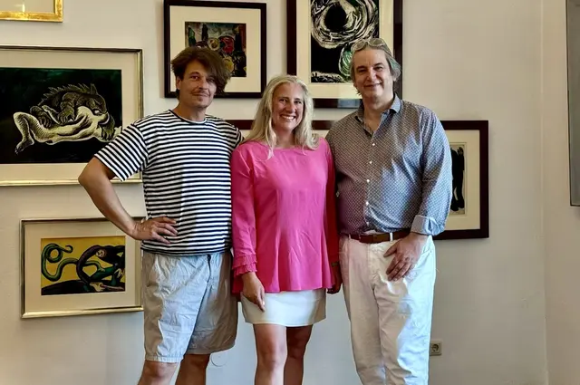 Kurationsteam Christopher Rhomberg, Gabriele Hadl, John Walker. | Foto: Privat