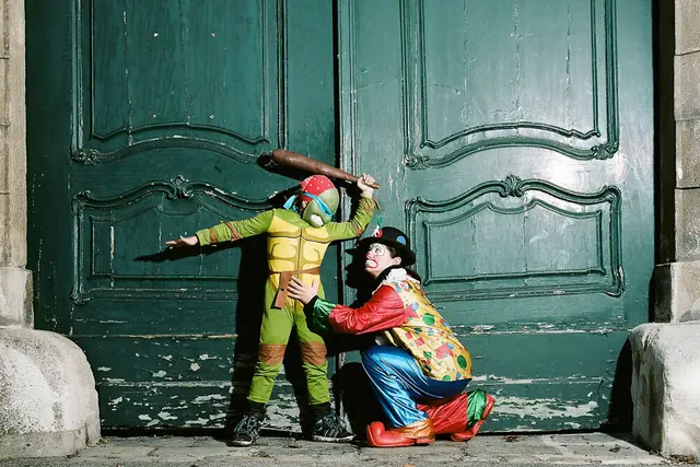 Ninja Turtle und Faschingsclown, die Narren des Narrenzentrum Ober St. Veit sind besonders kreativ und wählen jedes Jahr ein neues Motto für ihr Narrentreiben. | Foto: DI Klaus Pichler