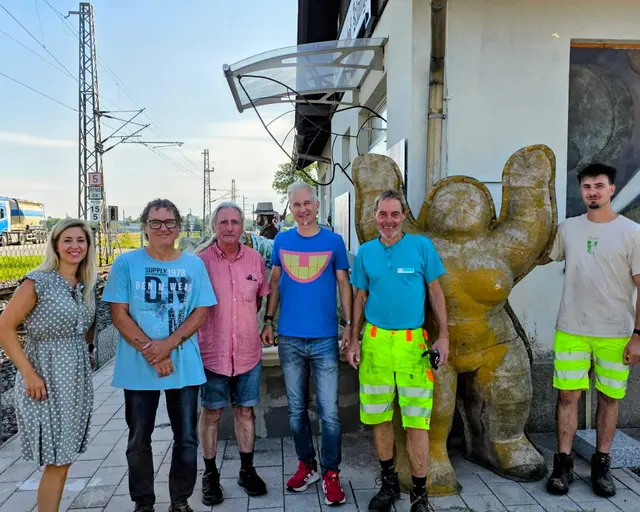 Gemeinsam für die Kunst: Gemeinde, Kulturausschuss und Kunstbahnhof Klangen setzen sich für ein lebendiges Kulturangebot in Weinburg ein. | Foto: Petra Perchthaler
