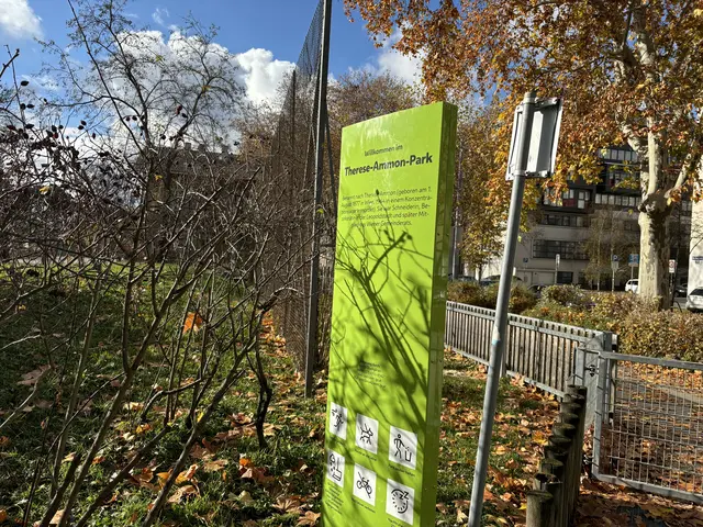 Der Park Freie Mitte wird verkleinert, der Therese-Ammon-Park wird hingegen größer.  | Foto: Luca Arztmann/MeinBezirk