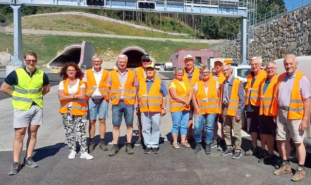 Baustellenbesuch mit spannenden Einblicken. | Foto: Gerlinde Tucho
