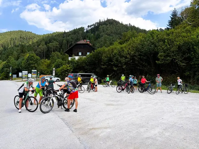 Bei traumhaftem Sommerwetter führte die Radtour der Naturfreunde von Traisen bis zur Plöttigmühle. | Foto: Naturfreunde Traisen