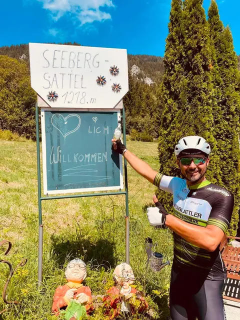 Mit dem Seebergsattel wartete zugleich der höchste Punkt der Strecke. | Foto: Weinblattler