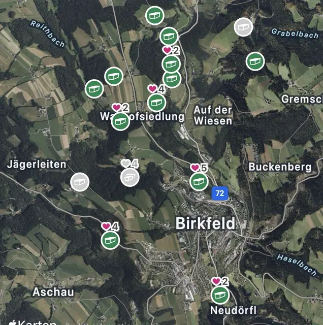 Rund um Weiz und vor allem im Jogelland, sind einige kostenlose Caches zu finden.  | Foto: MeinBezirk/Leonie Herrmann