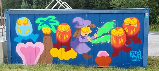 Kunstwerk in Passail von Street Art Künstler KOCTEL (Spanien) | Foto: Future Icons