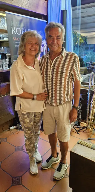Cordula Hörhager (ÖAMTC) und Peter Hörhager genossen den Abend in vollen Zügen. | Foto: Maria Kofler