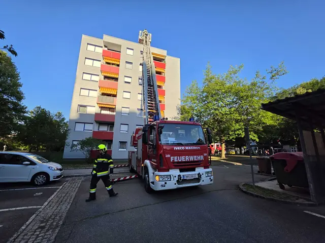 Verletzt wurde bei dem Brand zum Glück niemand. | Foto: Freiwillige Feuerwehr Leoben Stadt