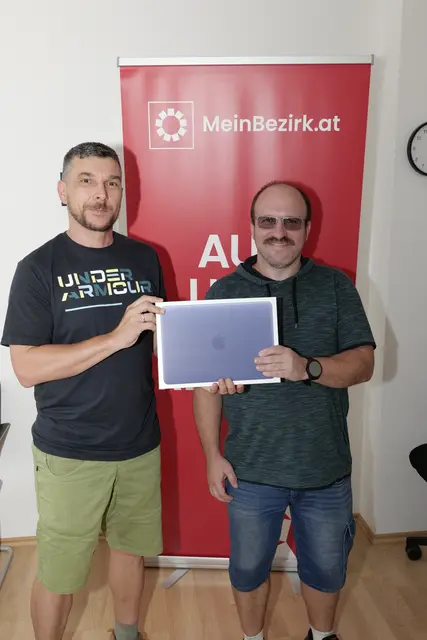 Gewinner des Apple Mac Book Neo | Foto: MeinBezirk Niederösterreich