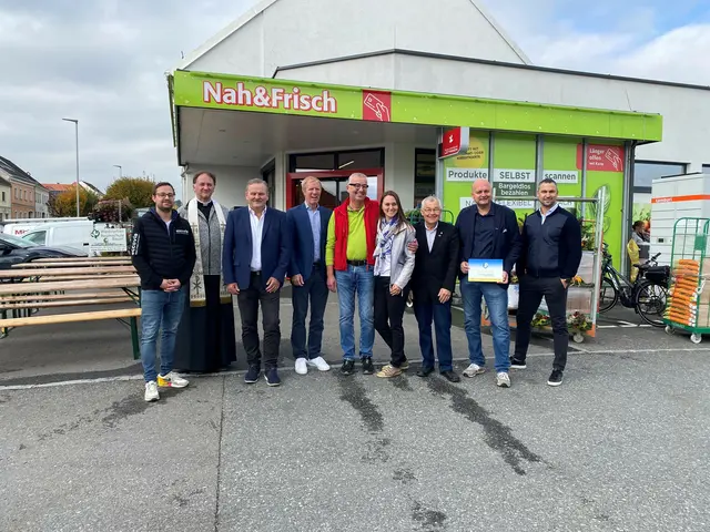 Bei der Eröffnung des Hybridmarkts im Jahr 2024 | Foto: Marktgemeinde Thaya