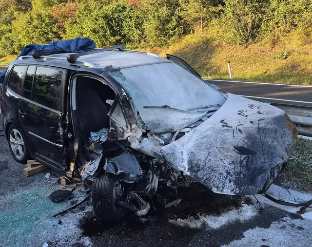 So sah das Fahrzeug danach aus. | Foto: Feuerwehr St. Jakob im Rosental