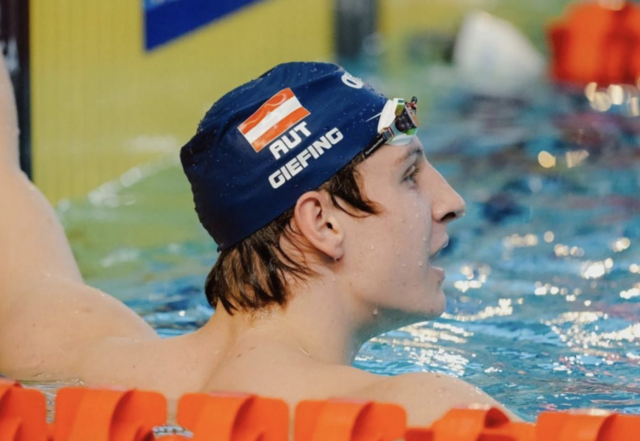 Christian Giefing verpasste bei den Europameisterschaften in Paris Bronze über 200 Meter Kraul nur um 27 Hundertstelsekunden. | Foto: Sporthilfe